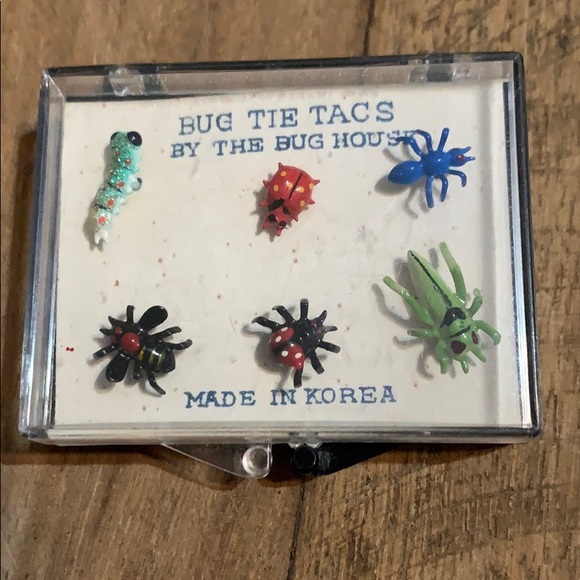 Vintage Bug Tie Tacs By the Bug House - Picture 1 of 8